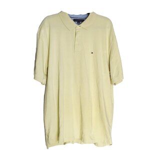 Tommy Hilfiger Men's Big and Tall Yellow Polo